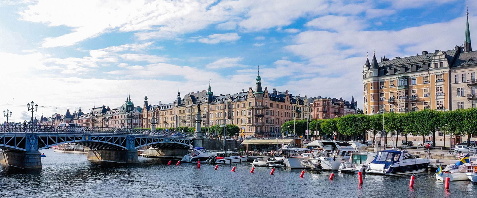 street by the water in Stockholm